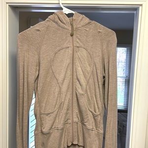 Lululemon zip up sweatshirt, size 4